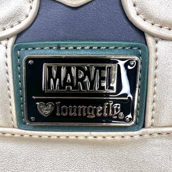 COPY - Loungefly Marvel Comics Thor Loki, Mini Backpack and Zip Wallet - Picture 6 of 10